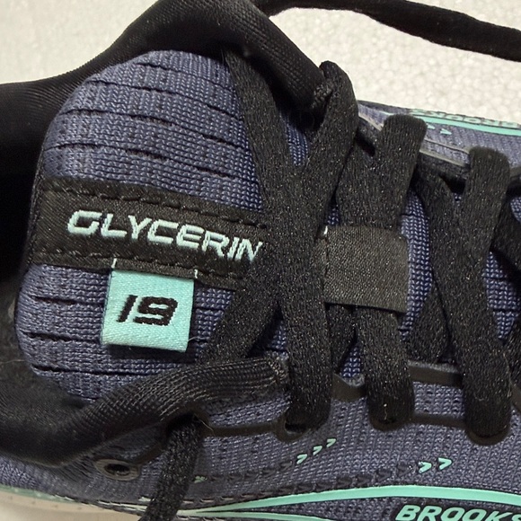 BROOKS Athletic Sneakers Glycerin 19 Women’s Shoes Size 8.5 Navy Blue & Teal - Picture 11 of 11